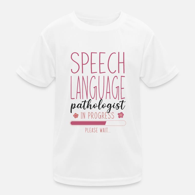 Speech Therapist Therapy Assistant Kinder Funktions-T-Shirt