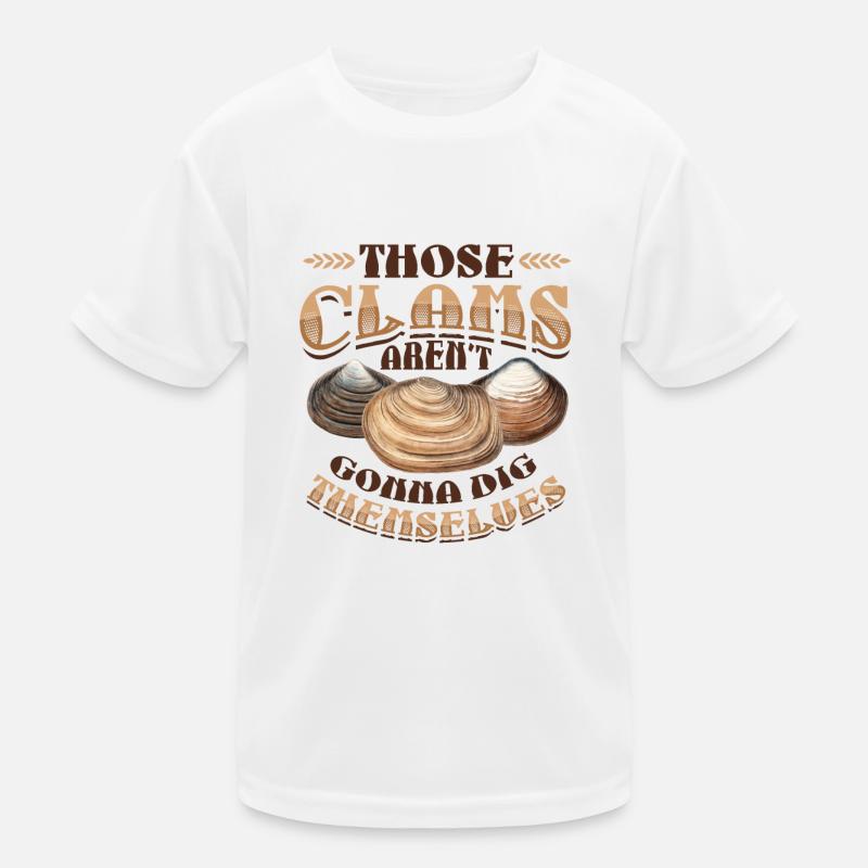 These shells do not dig themselves out Kids Functional T-Shirt