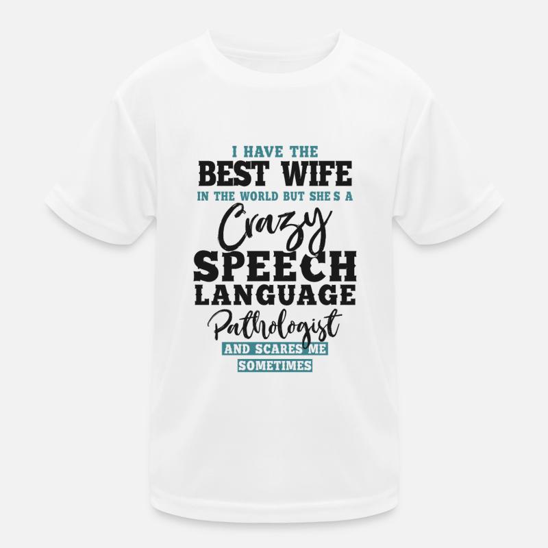 Speech Therapist Therapy Assistant Kinder Funktions-T-Shirt