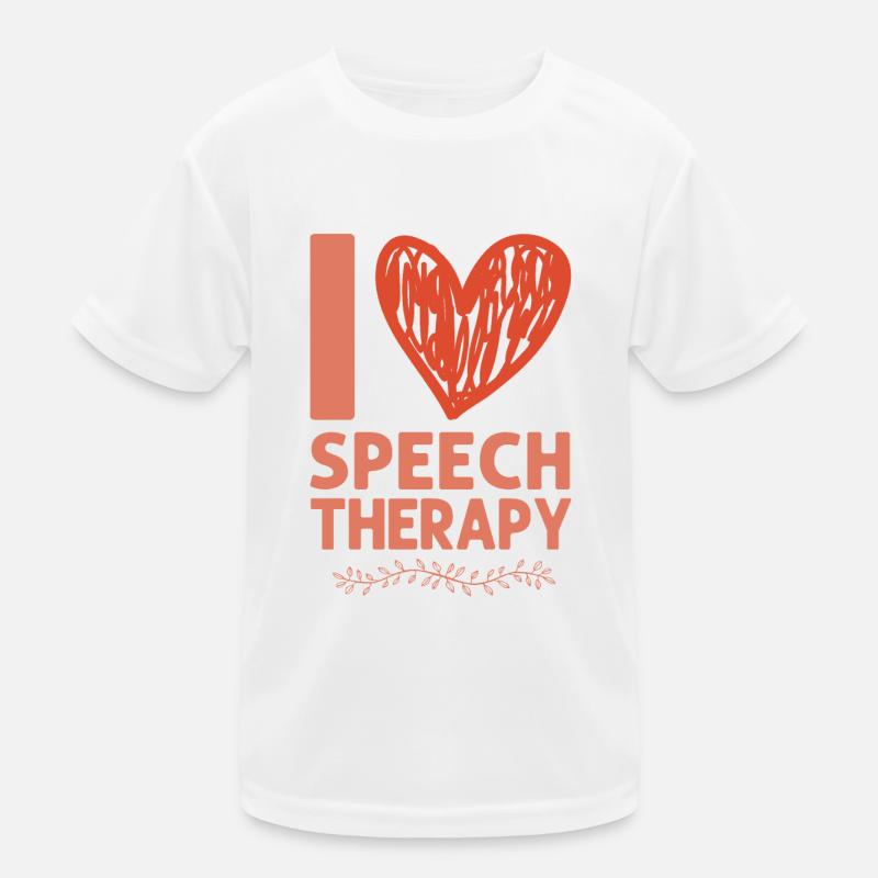 Speech Therapist Therapy Assistant Kinder Funktions-T-Shirt