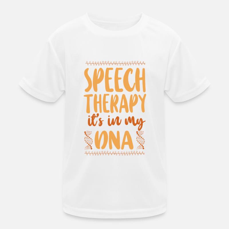 Speech Therapist Therapy Assistant Kinder Funktions-T-Shirt