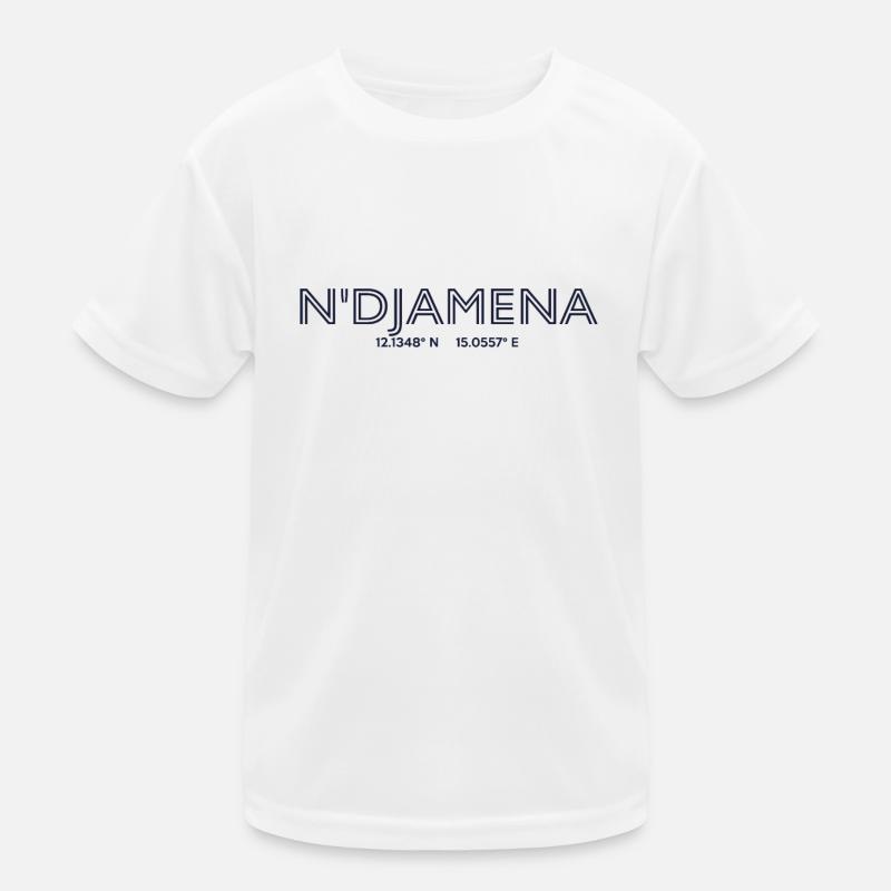 Coordonnées de la ville Tchad - N’Djamena T-shirt sport Enfant