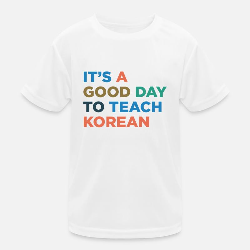 Teaching Korean Teachers Kids Functional T-Shirt