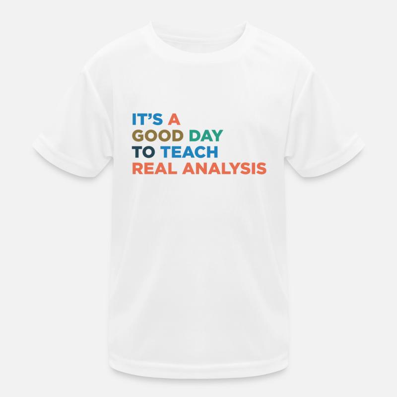 Lehren Sie Den Lehrer Für Echte Analysen Kinder Funktions-T-Shirt