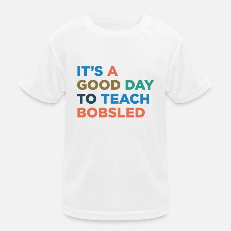 Teaching Bobsleigh Trainers Kids Functional T-Shirt