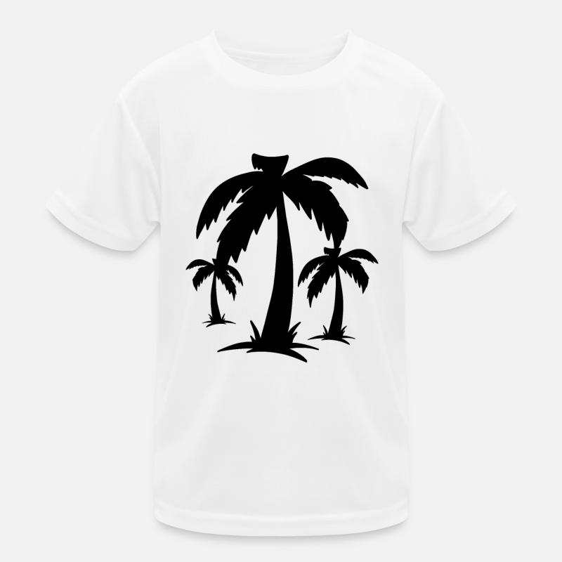 Palmen Palms Kinder Funktions-T-Shirt