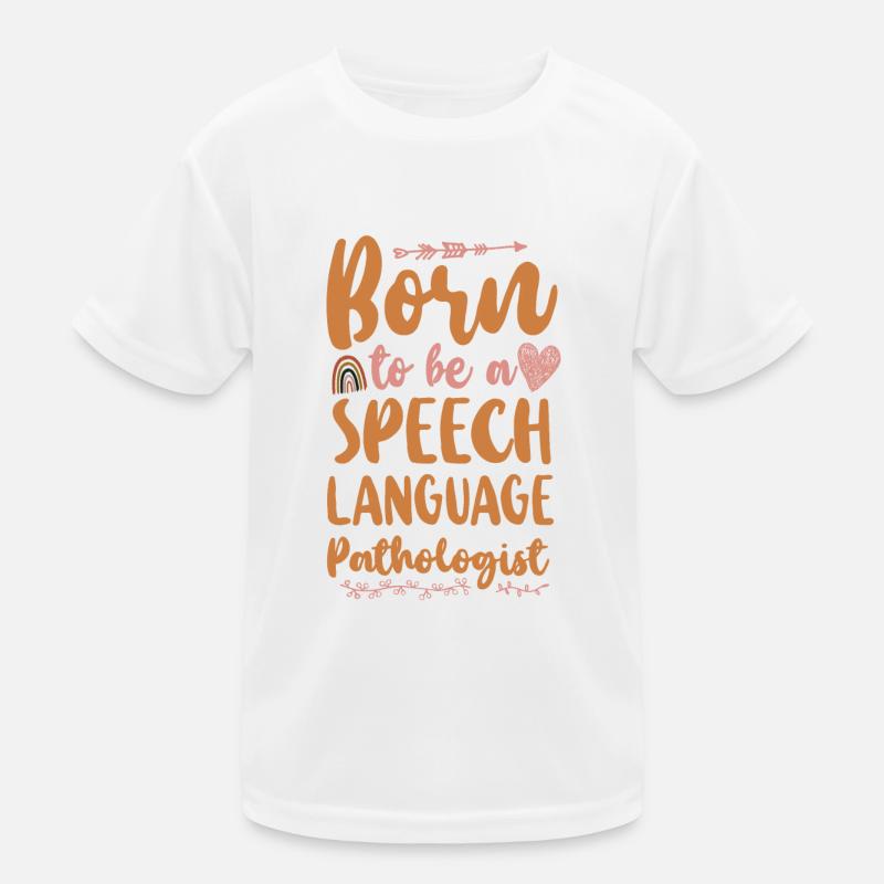 Speech Therapist Therapy Assistant Kinder Funktions-T-Shirt
