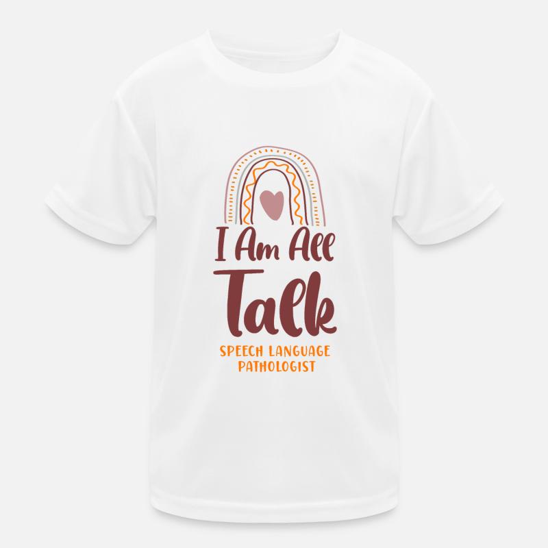 Speech Therapist Therapy Assistant Kinder Funktions-T-Shirt