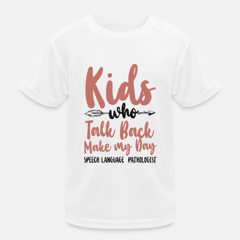 Speech Therapist Therapy Assistant Kinder Funktions-T-Shirt