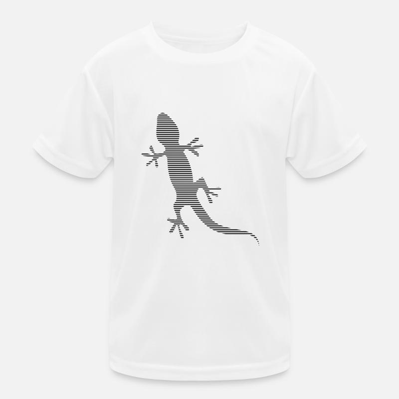 Eidechse Kinder Funktions-T-Shirt