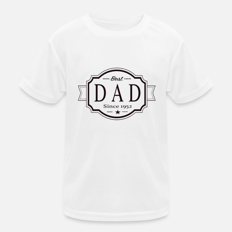 Bester Papa seit 1952 Kinder Funktions-T-Shirt