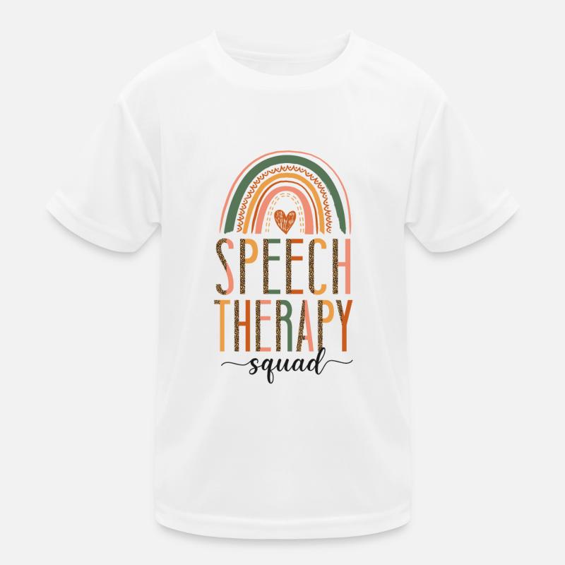 Speech Therapist Therapy Assistant Kinder Funktions-T-Shirt