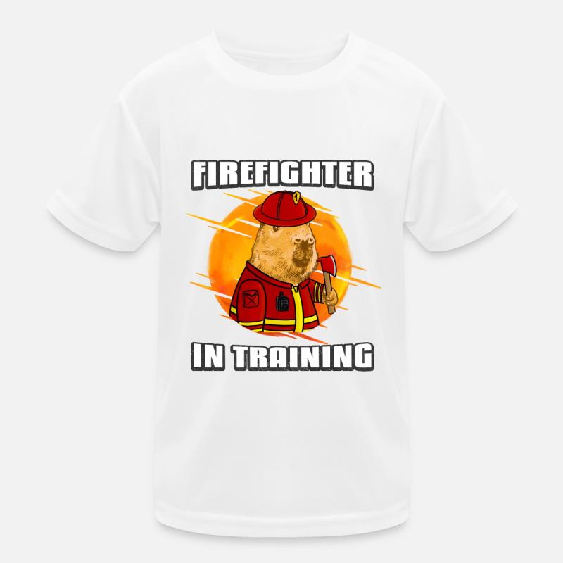 Firefighter in training Kids Functional T-Shirt