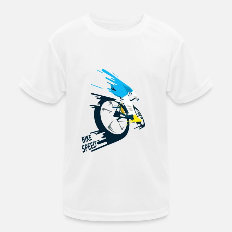 Vitesse du vélo T-shirt sport Enfant