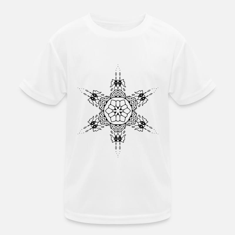 Fleurs Mandala T-shirt sport Enfant