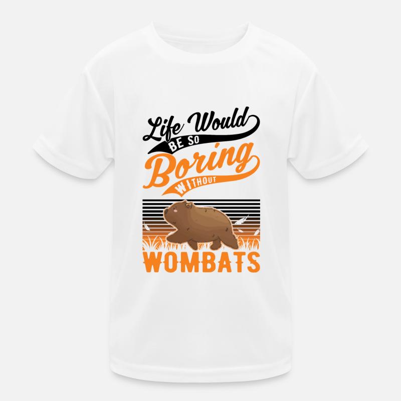 Australischer Wombat Kinder Funktions-T-Shirt