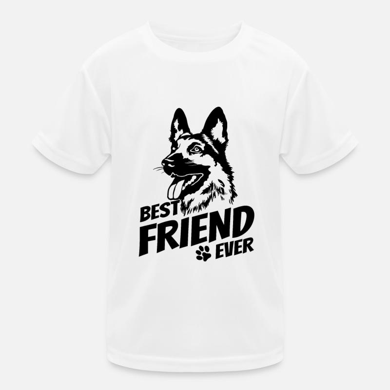 Schäferhund - bester Freund - Hundebesitzer Kinder Funktions-T-Shirt