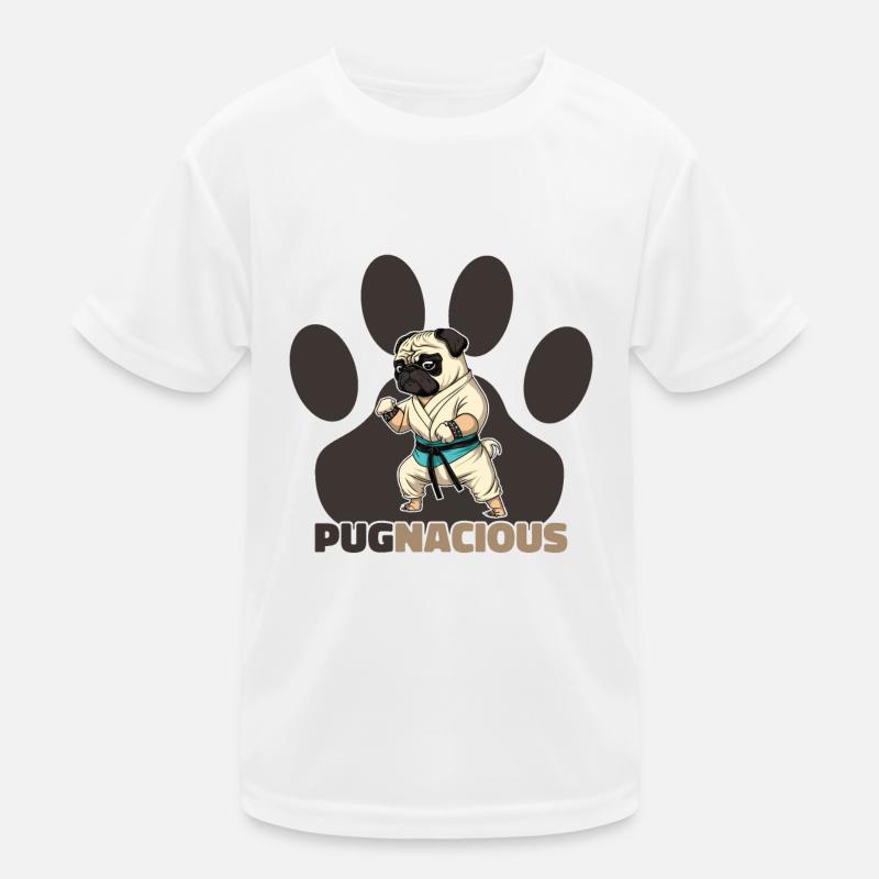 Jeu de mots pour chiot carlin T-shirt sport Enfant
