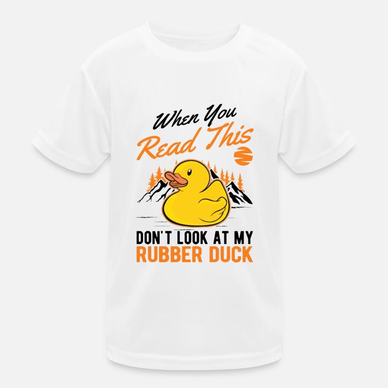 Rubber Duck Gift Squeaky Duck Bathing Duck T-shirt sport Enfant
