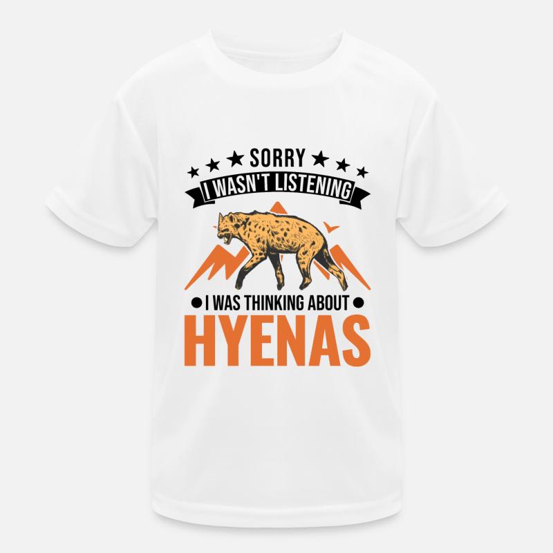 Hyäne Geschenk Erdwolf Hyena Kinder Funktions-T-Shirt