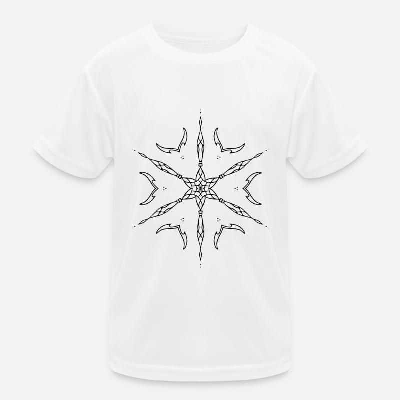 Minimalist Mandala Kids Functional T-Shirt