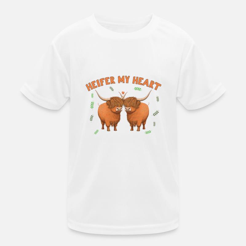 Vaars mijn hart Functioneel T-shirt voor kinderen