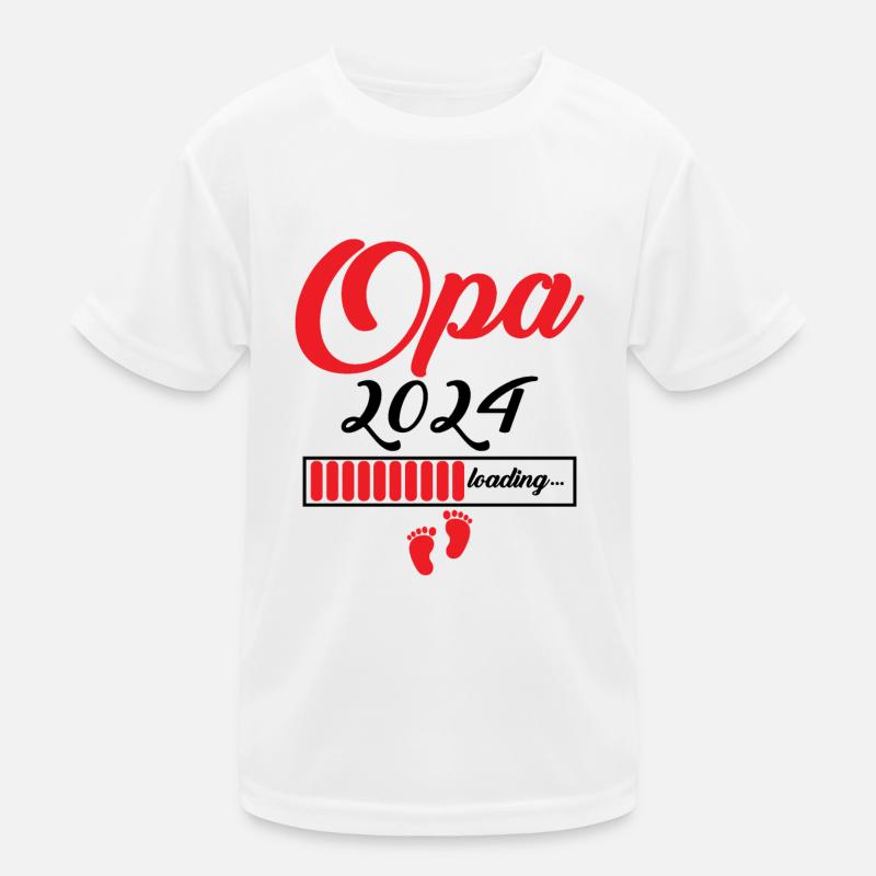 Opa 2024 Kinder Funktions-T-Shirt