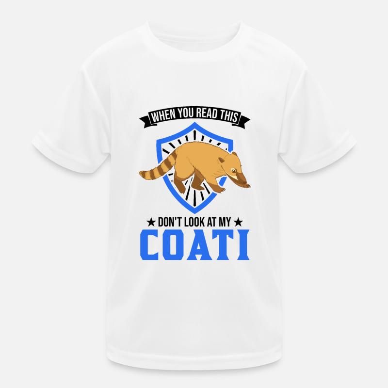 Coati Gift Proboscis Coati Kids Functional T-Shirt
