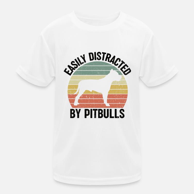 Bester Freund Pitbull Haustier Hunderasse Kinder Funktions-T-Shirt