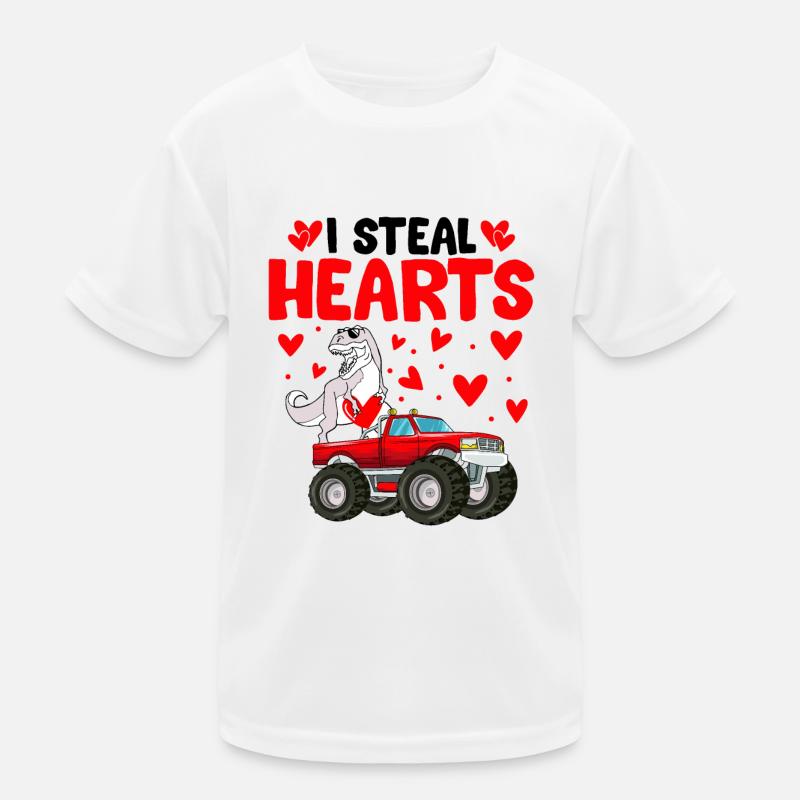 Je vole les cœurs T-shirt sport Enfant