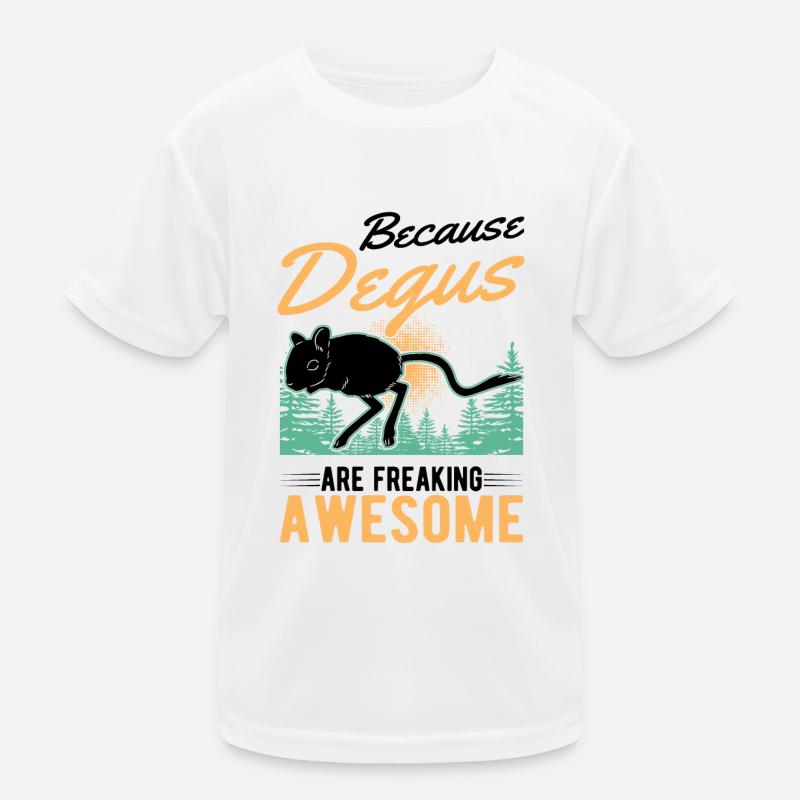 Because Degus are freaking awesome Kinder Funktions-T-Shirt