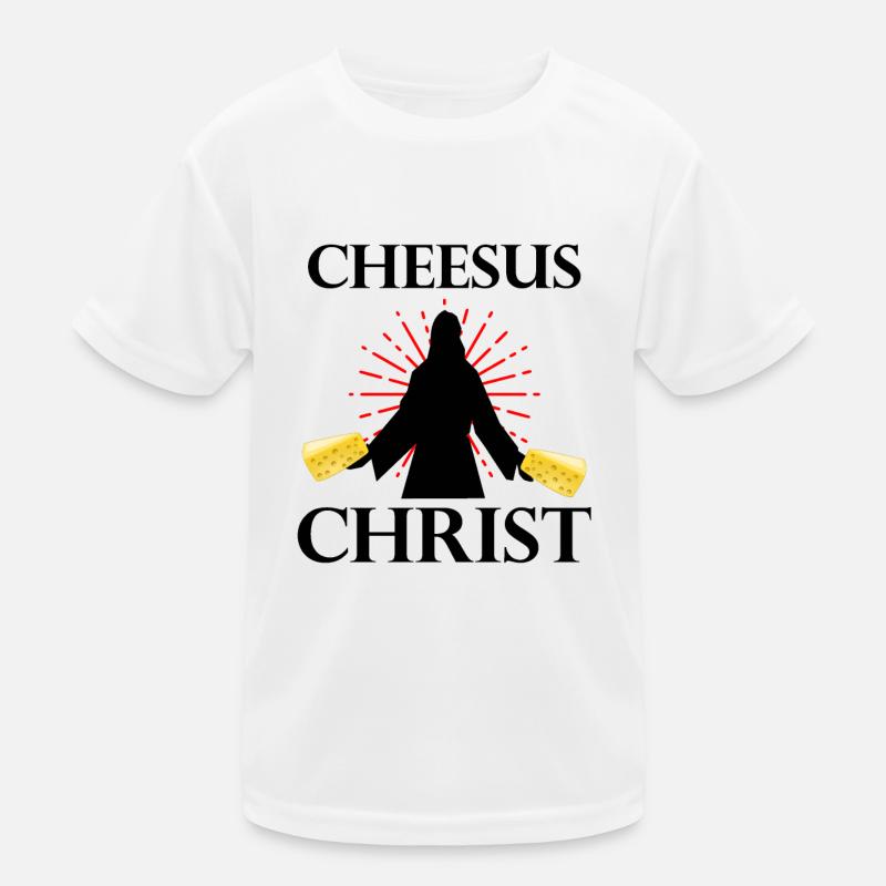 Gouda design for cheese dairy and Gouda cheese Kids Functional T-Shirt