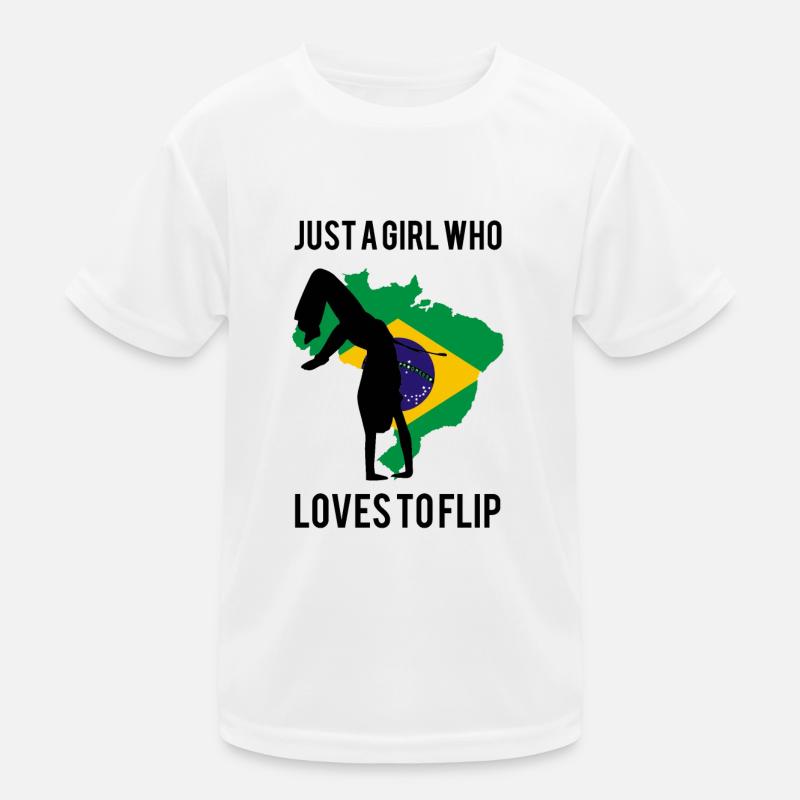 Instruments de capoeira pour la danse brésilienne T-shirt sport Enfant