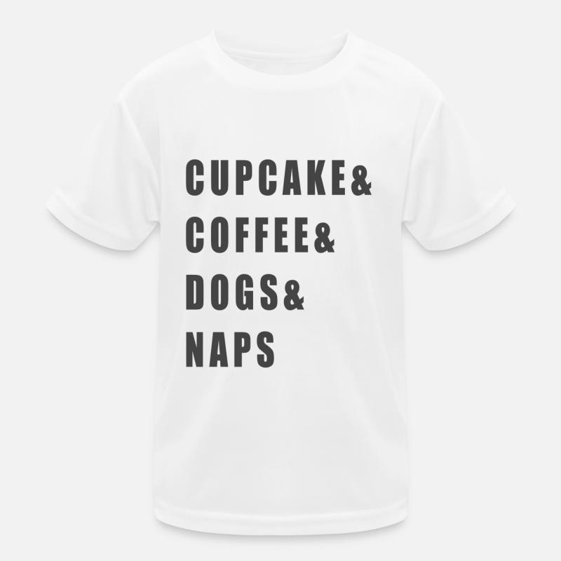 Cupcake Spruch - Hunde Kinder Funktions-T-Shirt