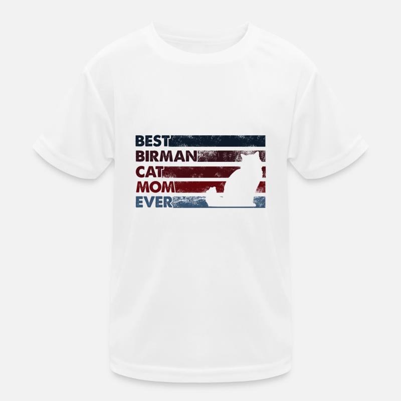 Beste Mutter Aller Zeiten - Birman Katze Kinder Funktions-T-Shirt