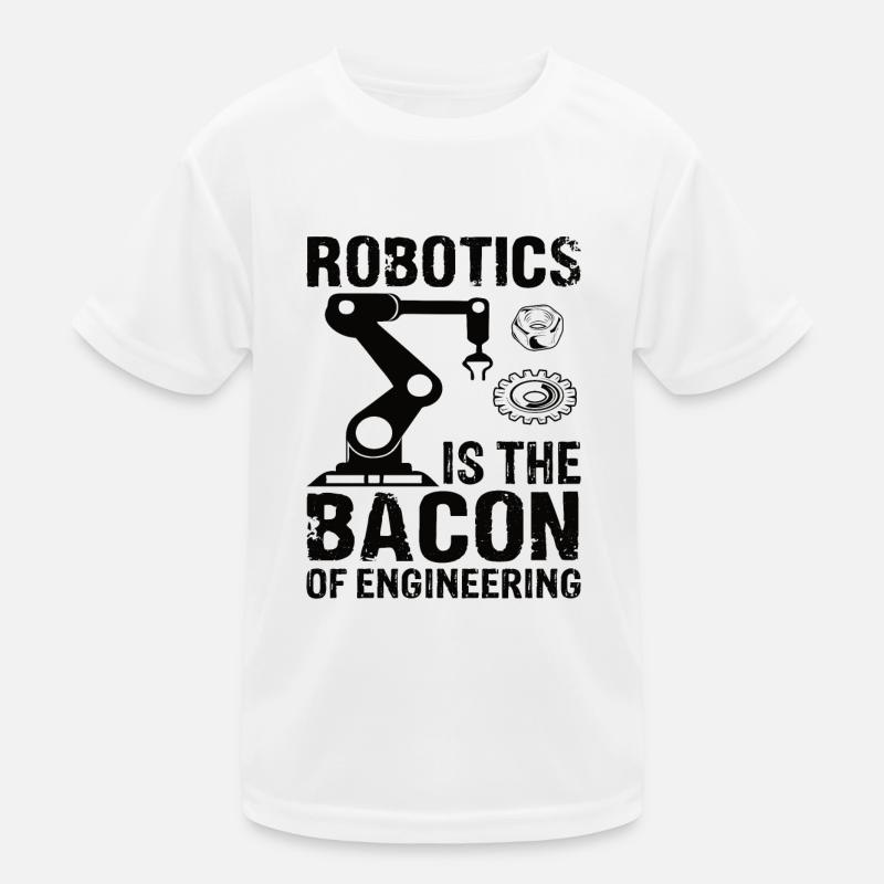 Roboter Programmierer Automatisierungstechniker Kinder Funktions-T-Shirt