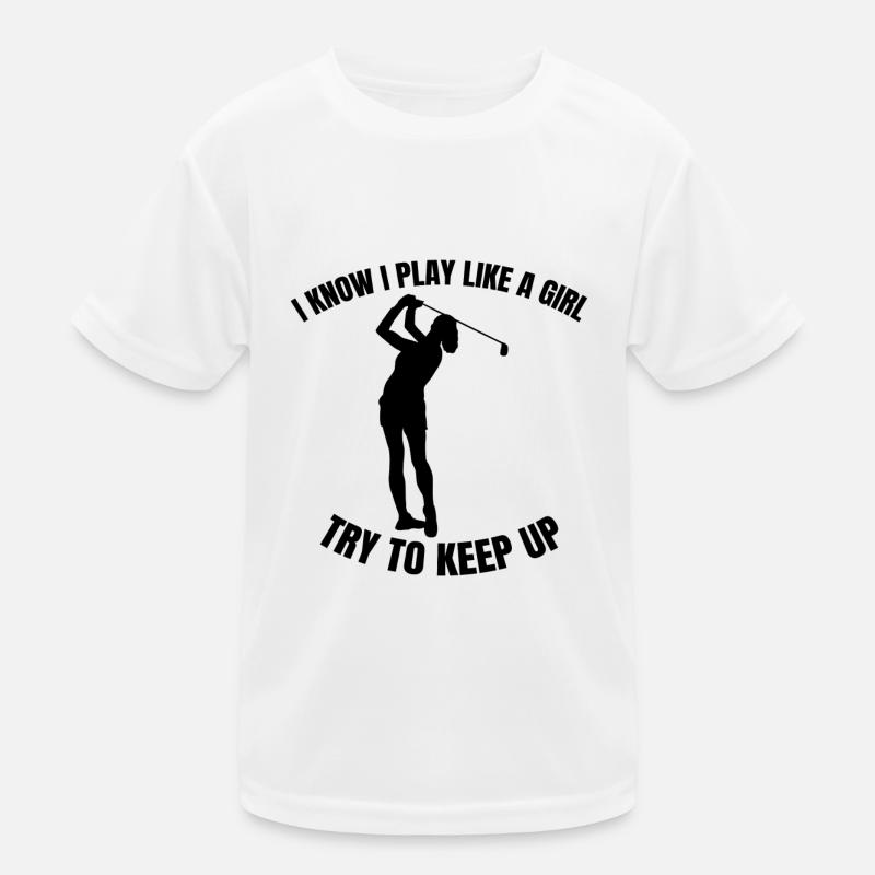 Terrain de golf Golf Golf Golf Club T-shirt sport Enfant