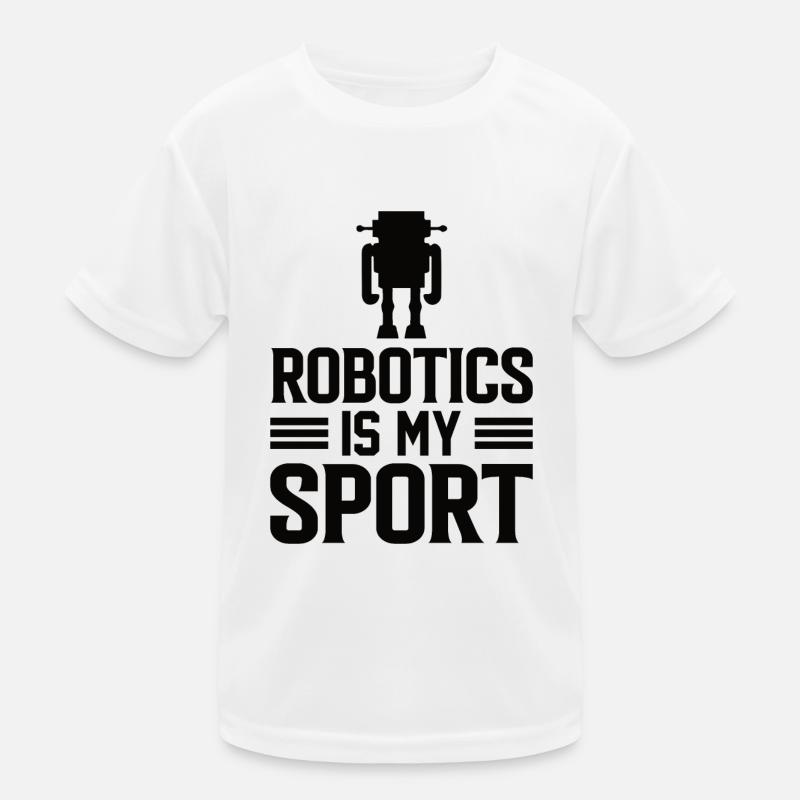 Programmatore robot Tecnico dell'automazione Maglietta sportiva per bambini