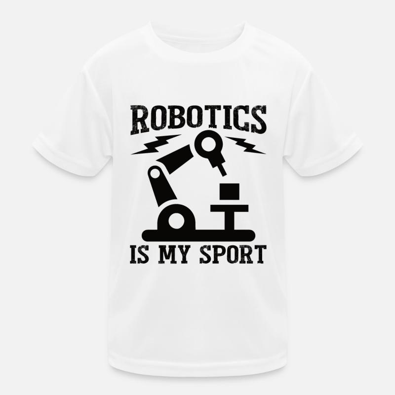 Robot Programmer Automation Technician Kids Functional T-Shirt