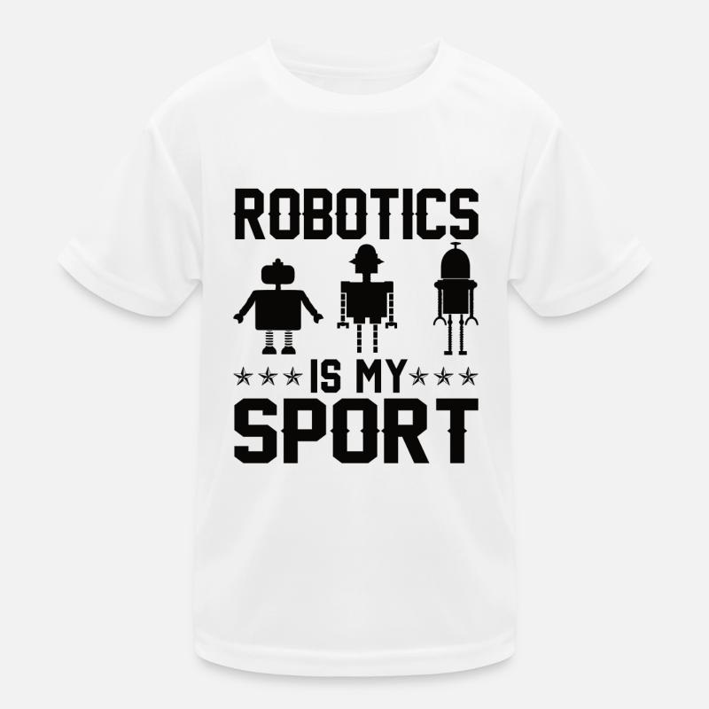 Programmeur de robots Technicien en automatisation T-shirt sport Enfant