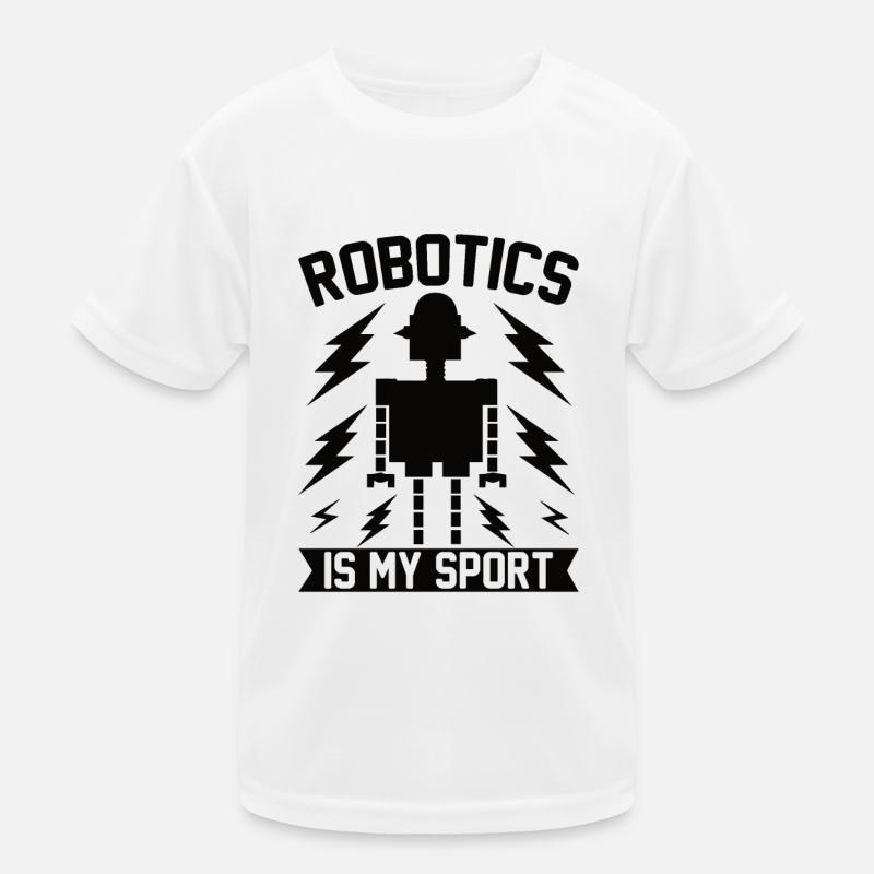 Robot Programmer Automation Technician Kids Functional T-Shirt