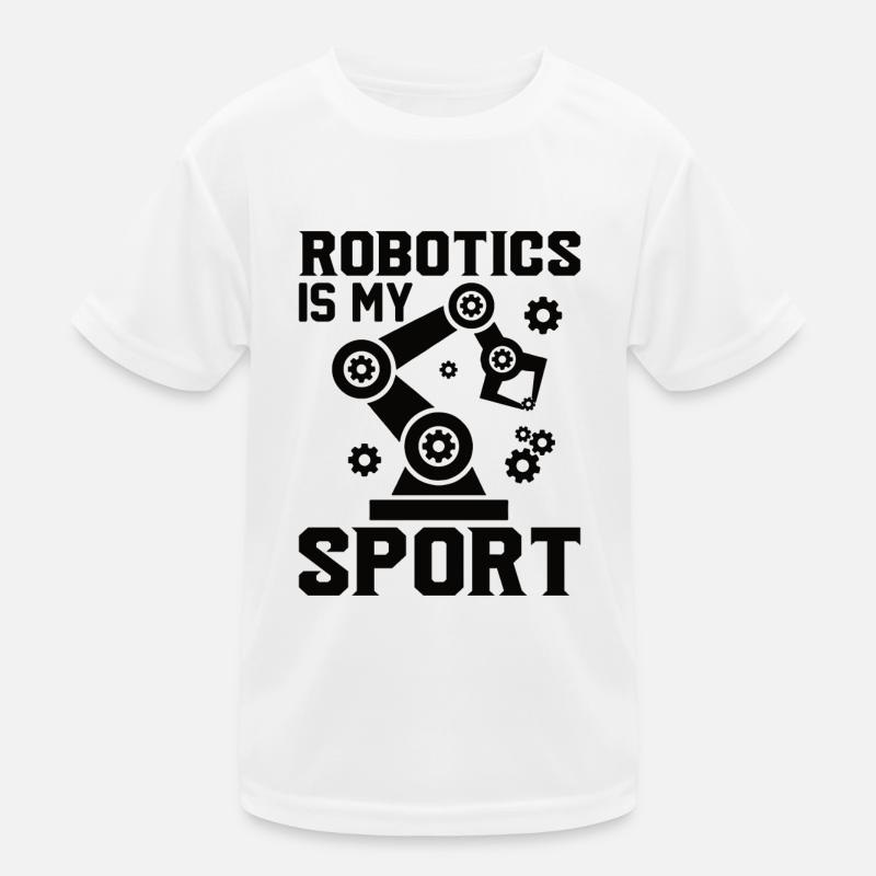 Roboter Programmierer Automatisierungstechniker Kinder Funktions-T-Shirt