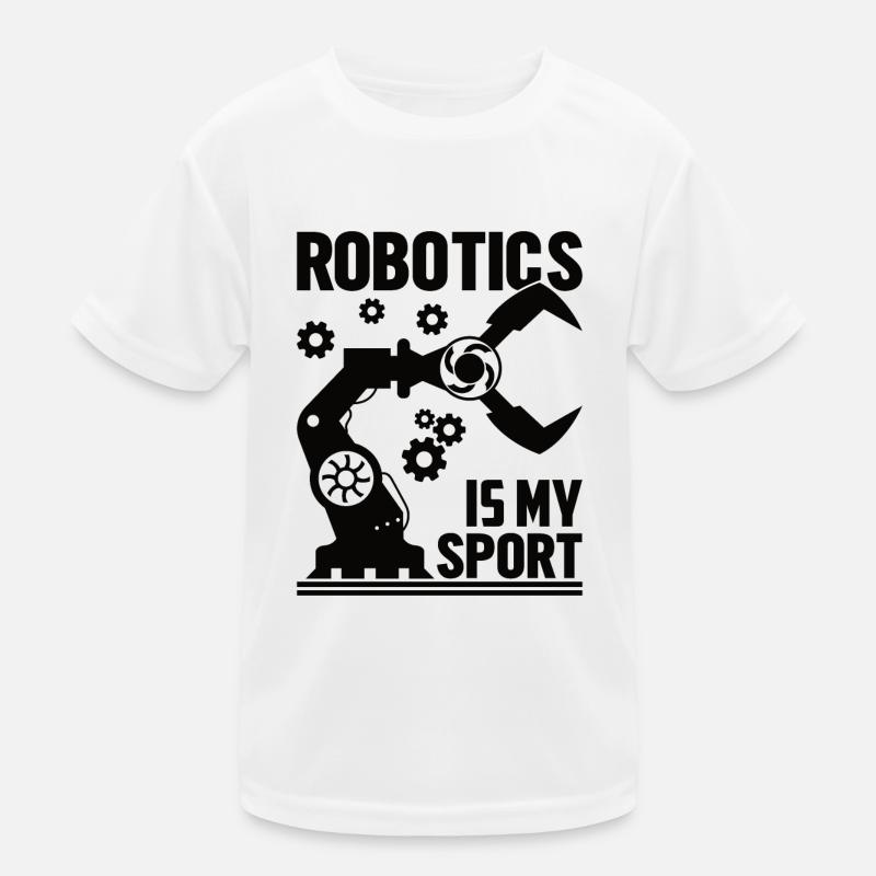 Robot Programmer Automation Technician Kids Functional T-Shirt