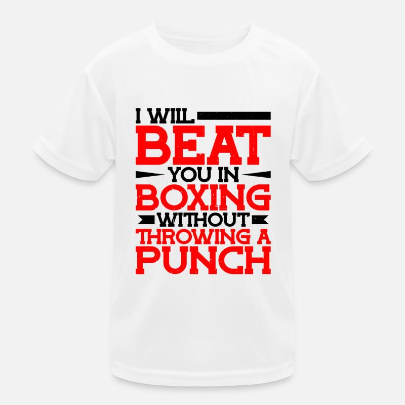 vous battra en boxe sans lancer un coup de poing T-shirt sport Enfant