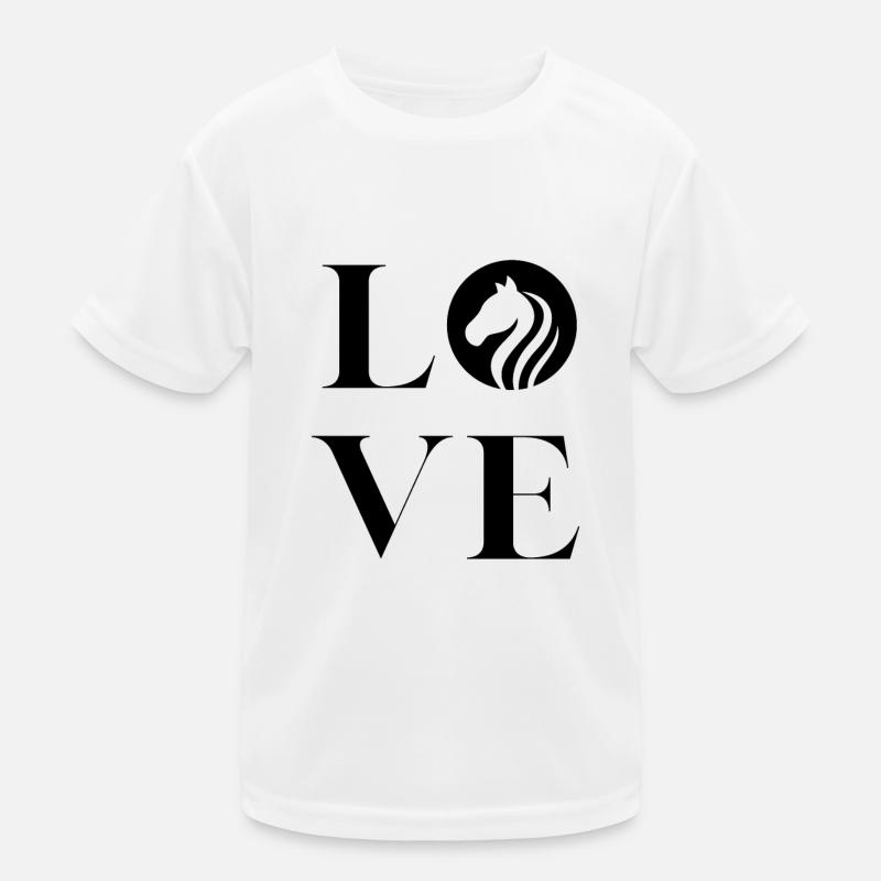 Amour du cheval T-shirt sport Enfant