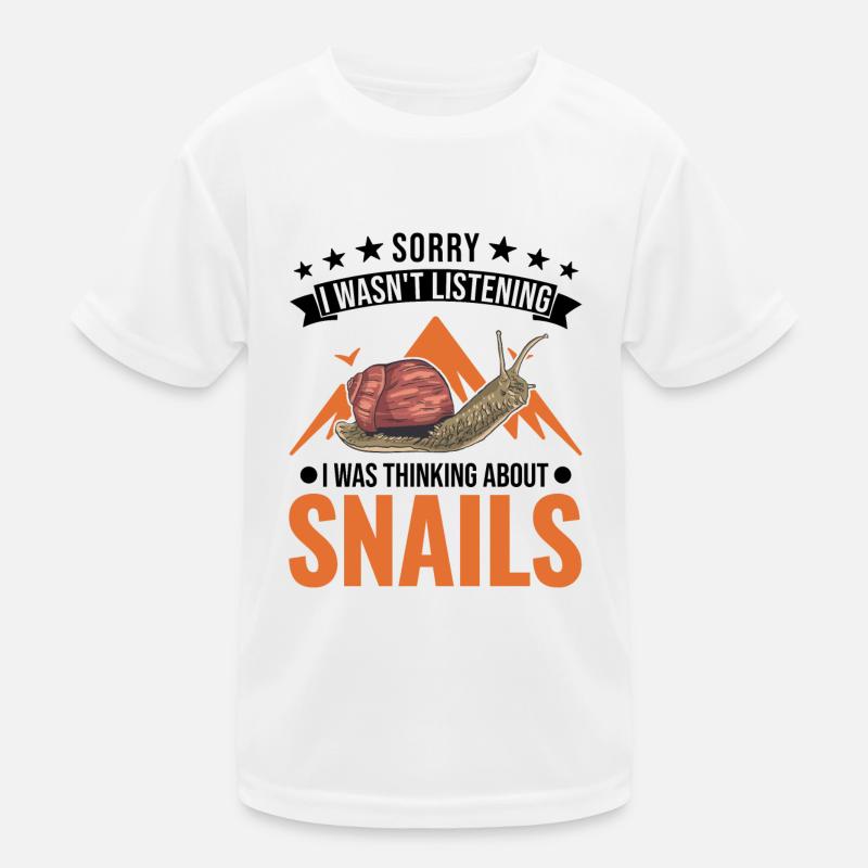 Snail Gift Vineyard Snail Kids Functional T-Shirt