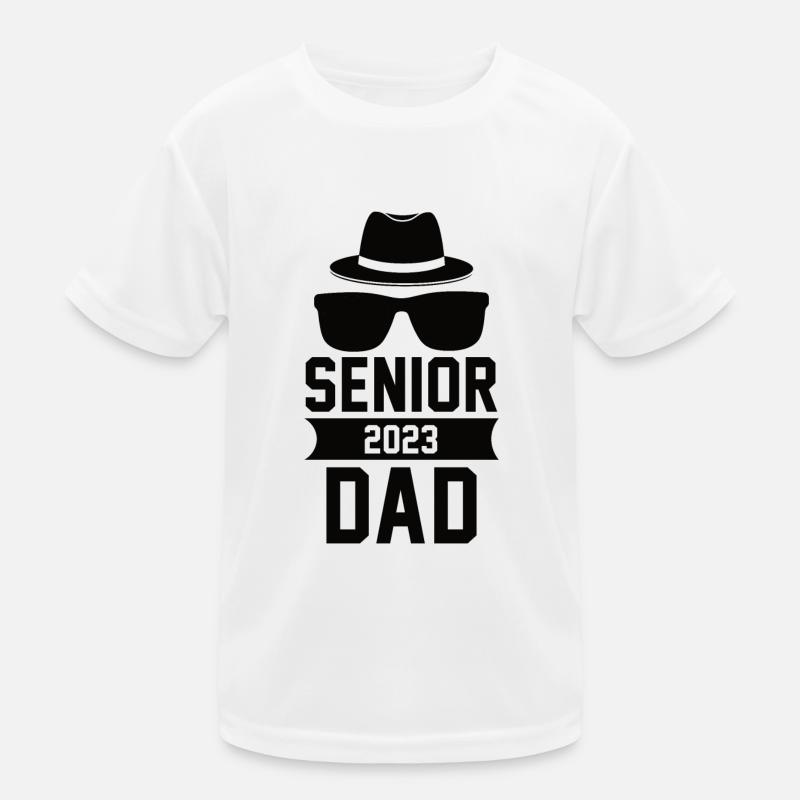 Welt bester Papa Vater 2023 Paar Eltern Dad daddy Kinder Funktions-T-Shirt