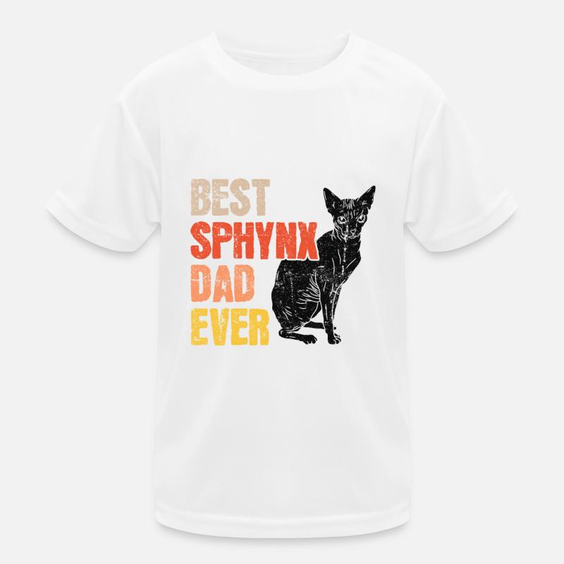 Best Sphynx father ever, Kids Functional T-Shirt