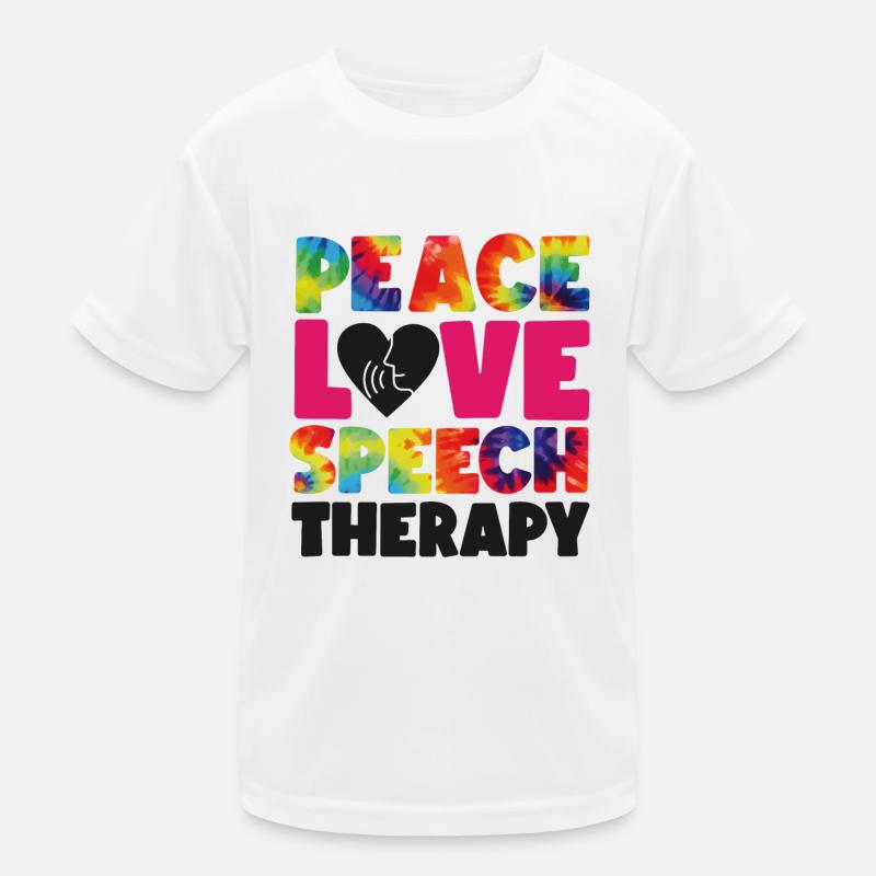 Speech Therapist Therapy Assistant Kinder Funktions-T-Shirt
