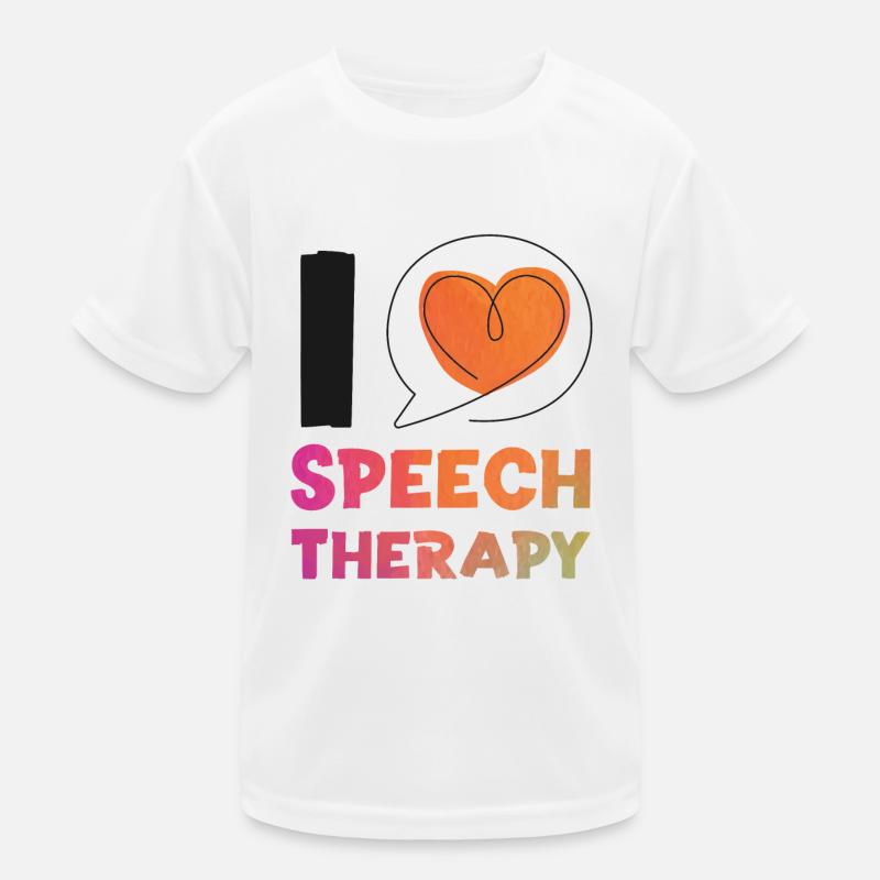 Speech Therapist Therapy Assistant Kinder Funktions-T-Shirt